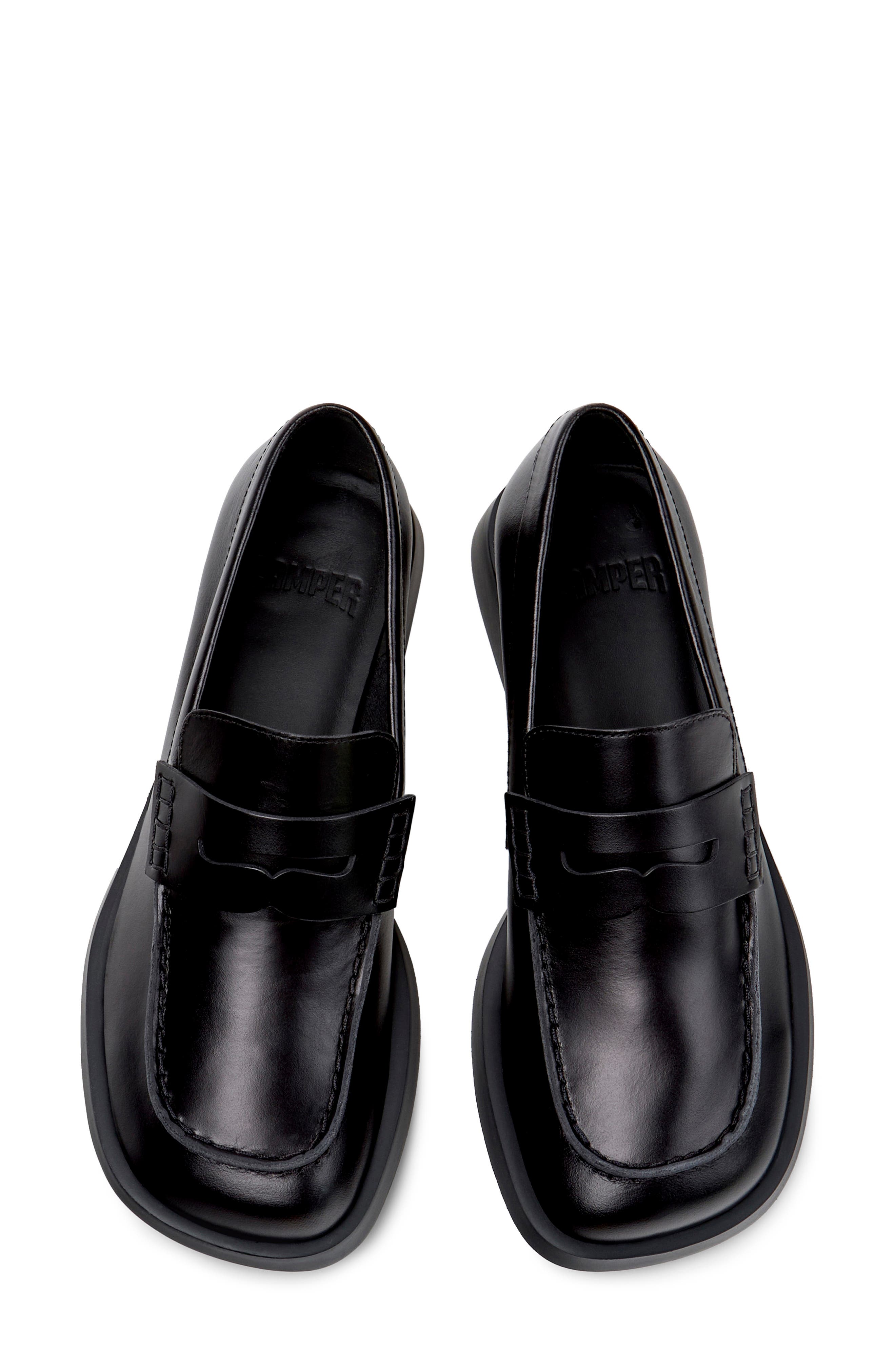Donna Penny Loafer, Alternate, color, BLACK