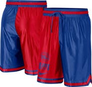 Nike Men's Nike Royal/Red Philadelphia 76ers Courtside Versus Force Split DNA Performance Shorts