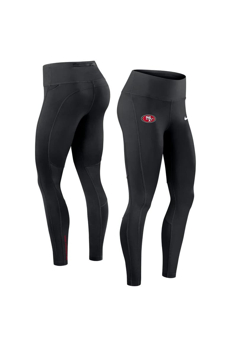 Women's Nike Black San Francisco 49ers Primetime Epic Fast Dri-FIT Leggings, Main, color, Black