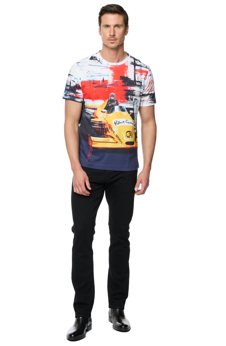 Robert Graham Fast Lane Cotton Graphic T-Shirt, Alternate, color, 