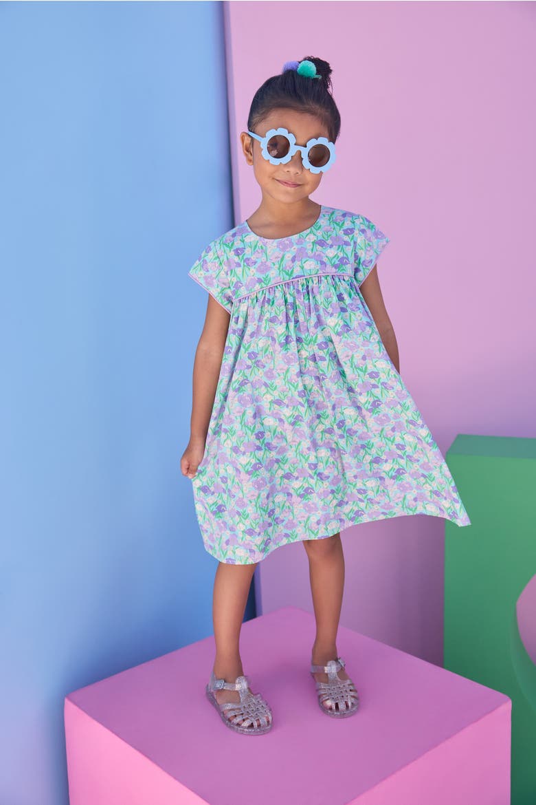 Kids' Floral Charlotte Dress, Alternate, color, Tillies Tulips