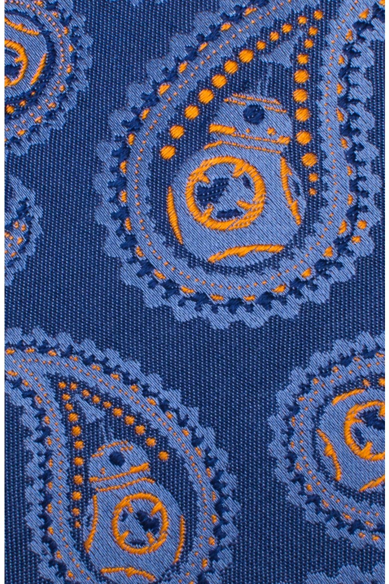 Star Wars™ - BB-8 Paisley Silk Tie, Alternate, color, BLUE