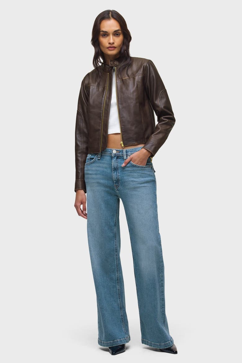 Moto Jacket, Alternate, color, Umber