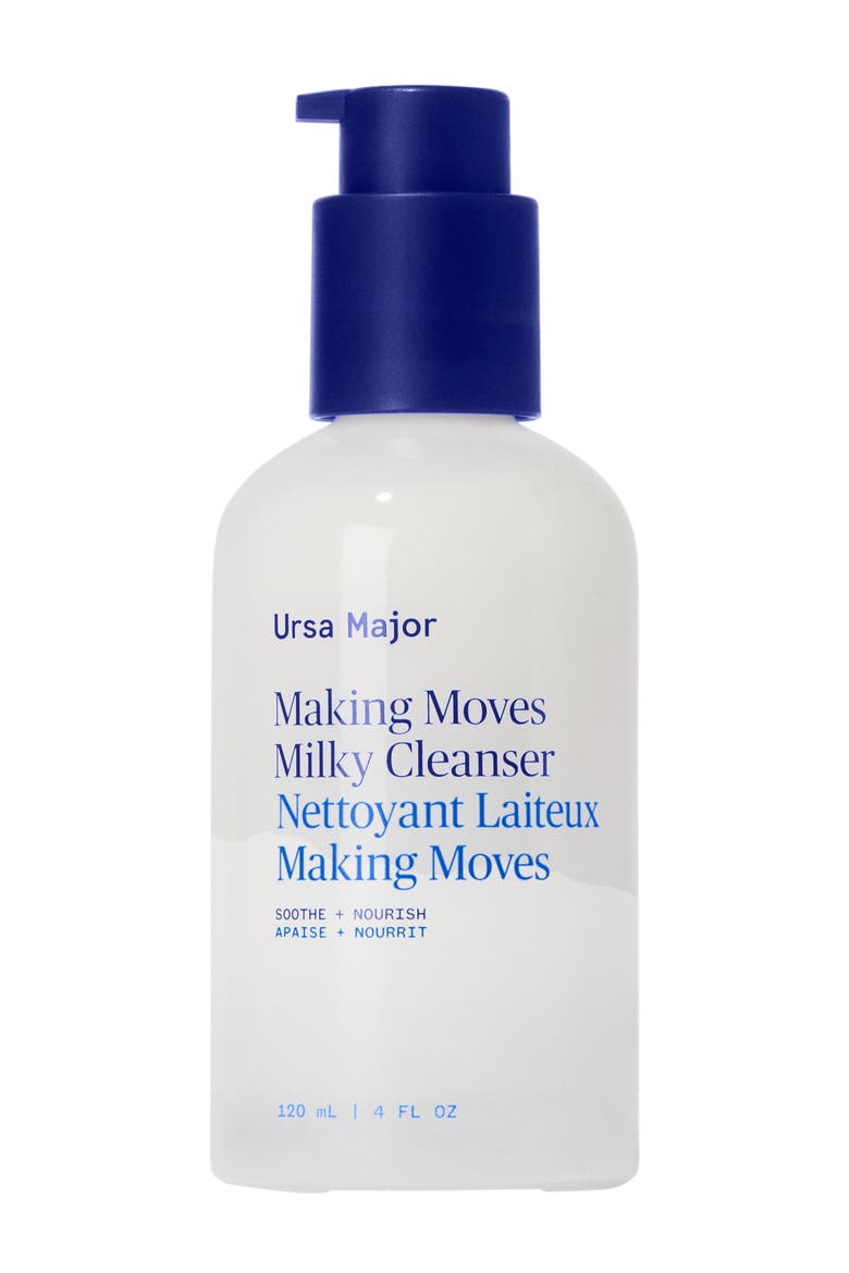 Making Moves Milky Cleanser, Main, color, blue