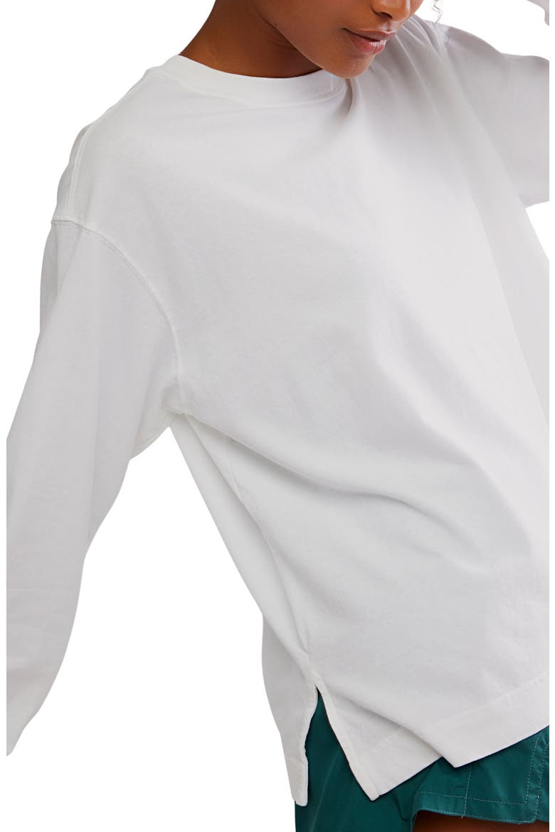 FP Movement Hustle Layer Knit Top, Alternate, color, WHITE