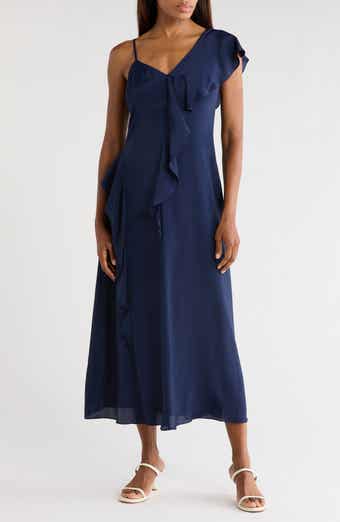 Irie Cap Sleeve Ruffle Maxi Dress