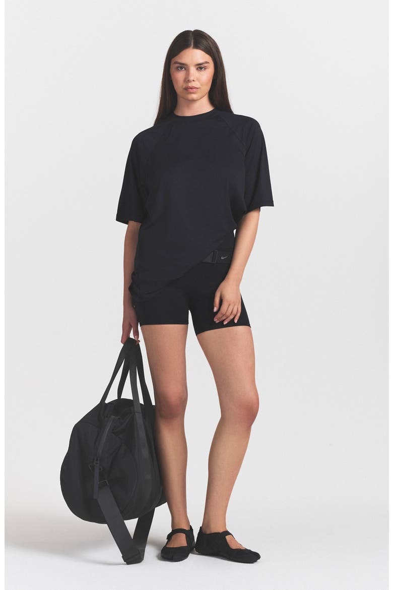 Airy Oversize T-Shirt, Alternate, color, NSKM OBSIDIAN