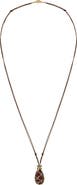 ROXANNE ASSOULIN The Net Stone Pendant Necklace