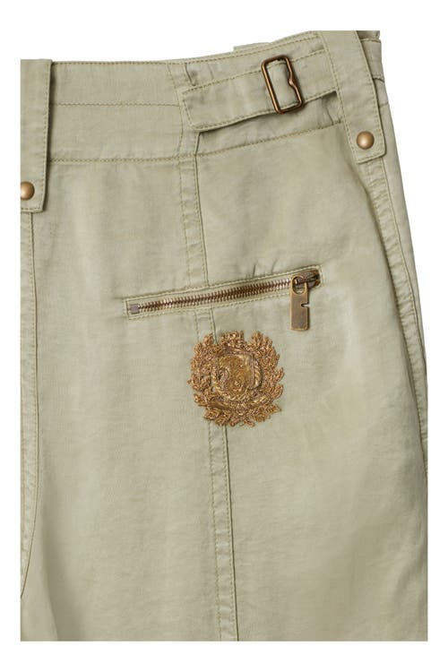 Burberry Lyocell Tailored Trousers In Skylark