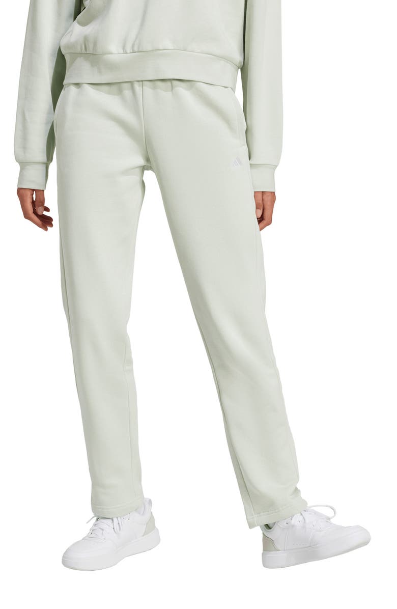 adidas Essentials Logo Fleece Pants, Main, color, 