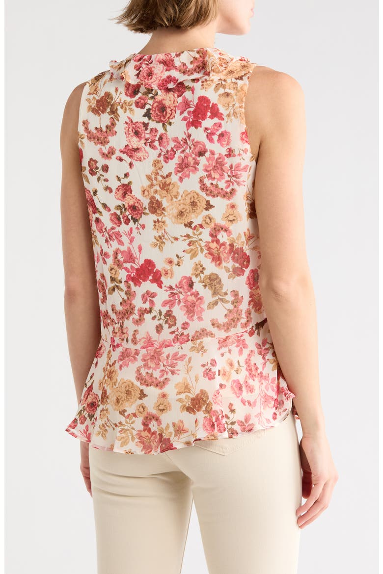 Ruffle Sleeveless Top, Alternate, color, EGRET