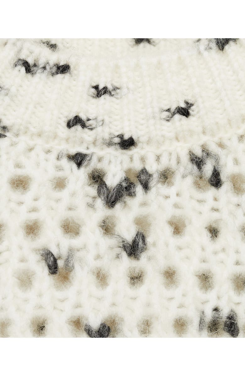 MANGO Marbled Open Stitch Sweater, Alternate, color,