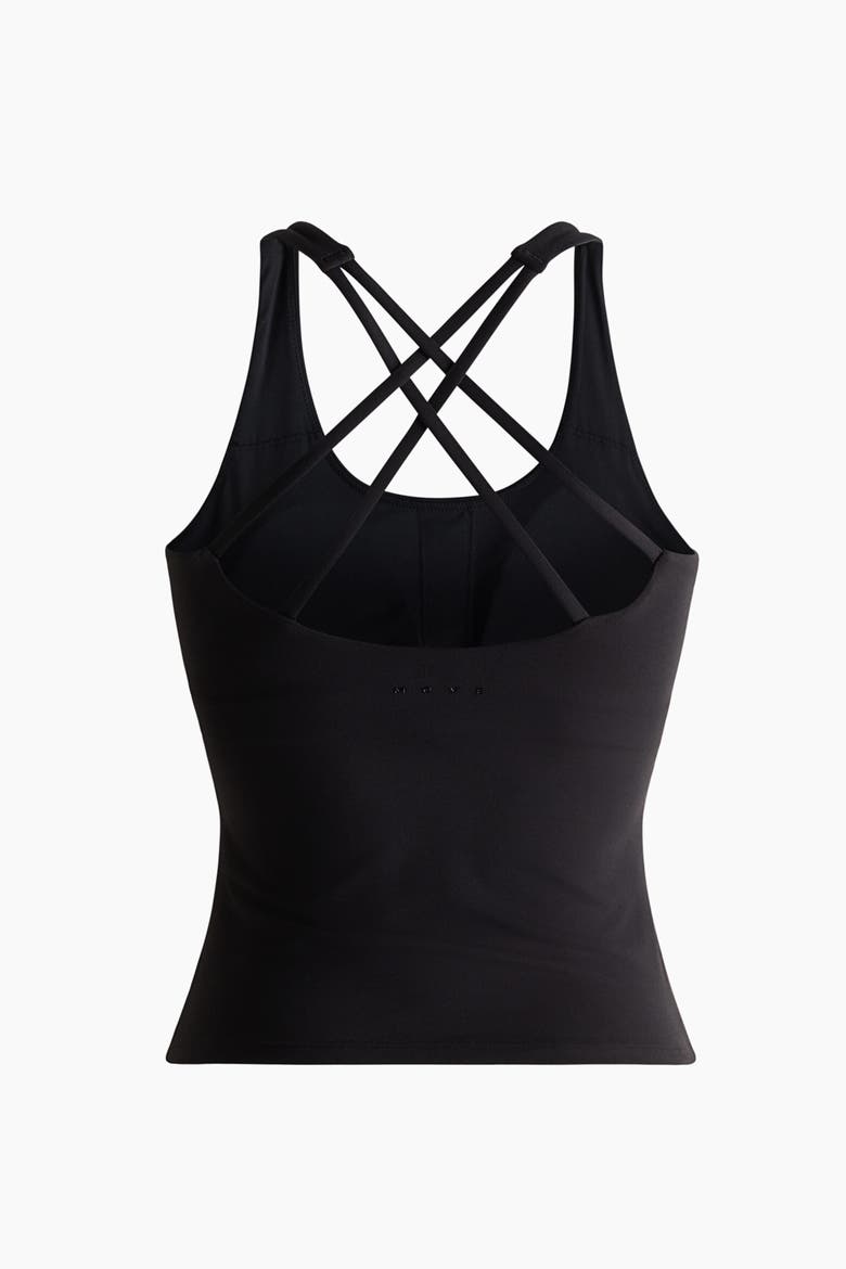 Sports Vest Top With Softmove, Alternate, color, Black