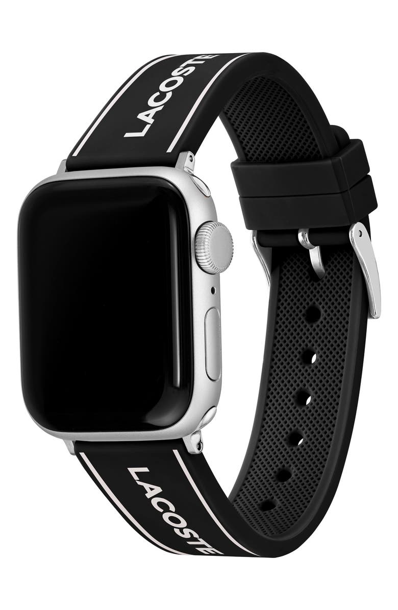 Lacoste Silicone Apple Watch<sup>®</sup> Watchband, Alternate, color, 