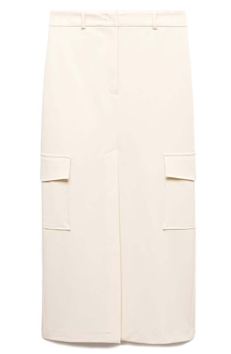 MANGO Cargo Maxi Skirt, Alternate, color,