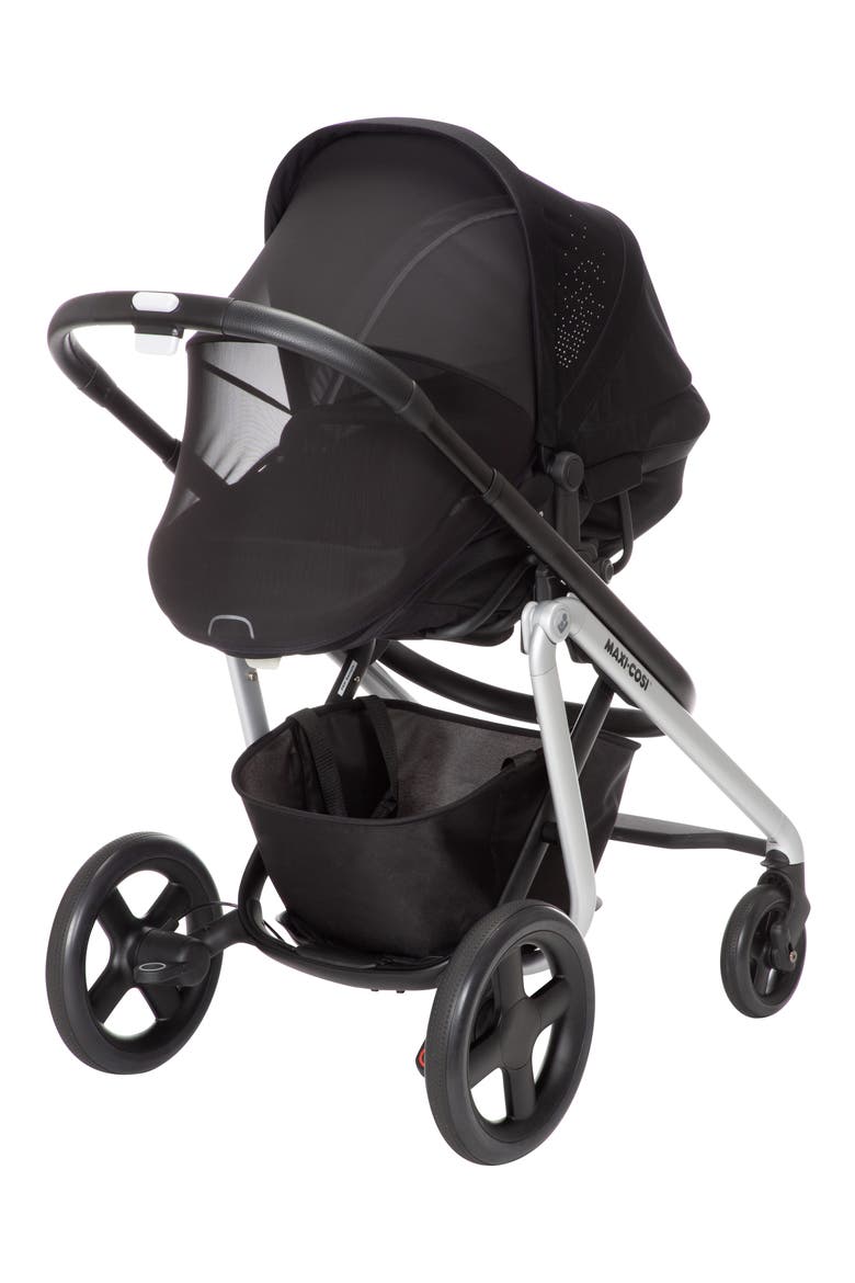 Lila Modular Stroller, Alternate, color, FREQUENCY BLACK