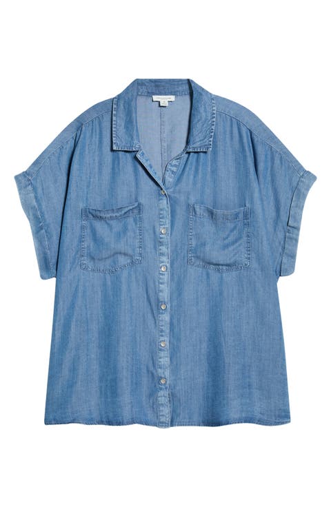 Ida Button Front Lyocell Shirt