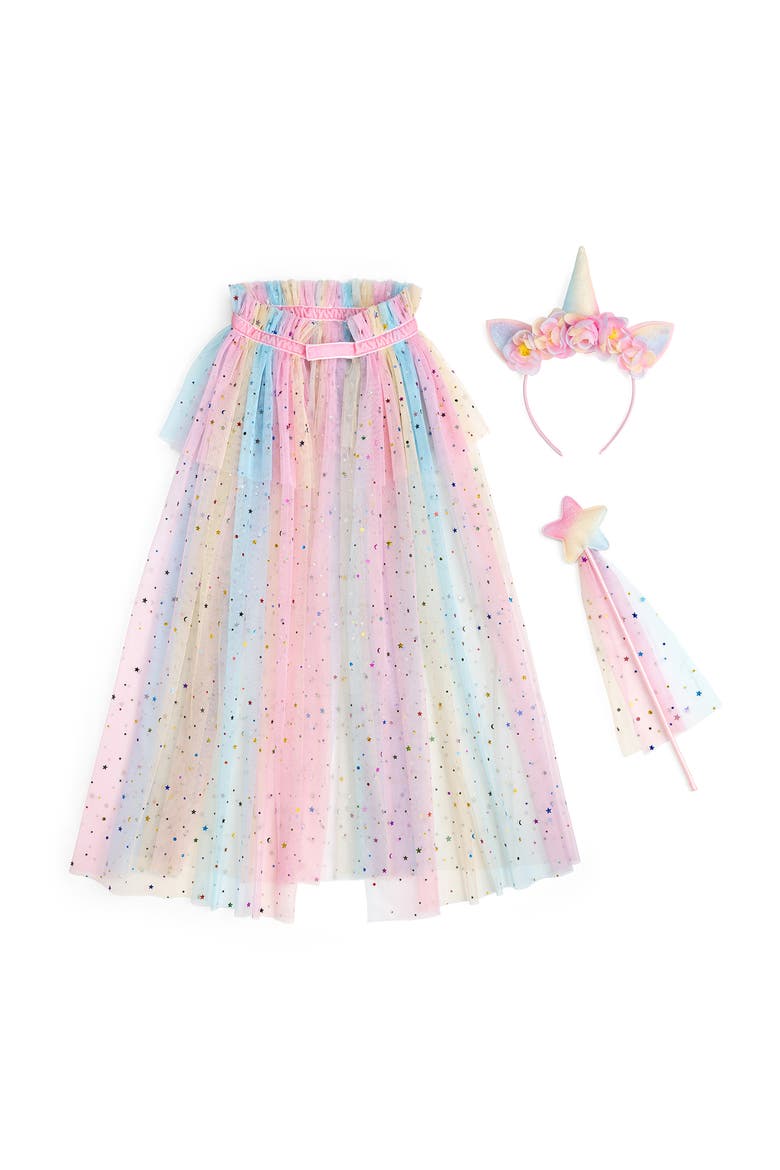 Pastel Unicorn Dress Up Kit, Main, color, Pink
