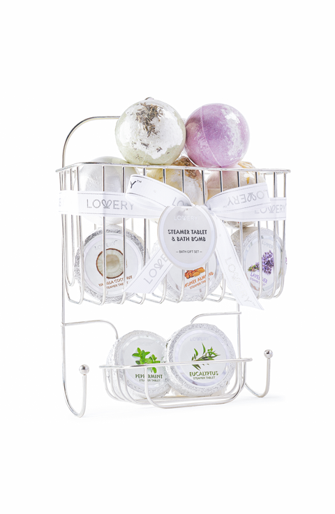 Essential Oil 11-Piece Shower Steamer and Bath Bomb Set