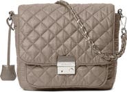 MZ Wallace Medium Crosby Lock Quilted Nylon Crossbody Bag