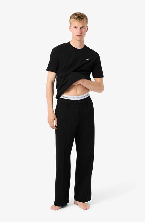 Lacoste Core Essentials Assorted 3-pack Stretch Cotton Boxer Briefs In Black