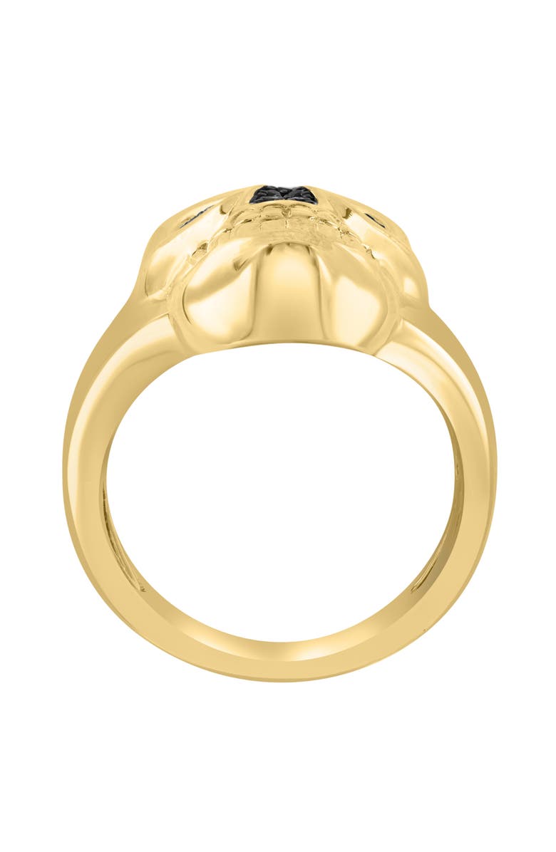 EFFY Men's Black Spinel Skull Ring, Alternate, color,