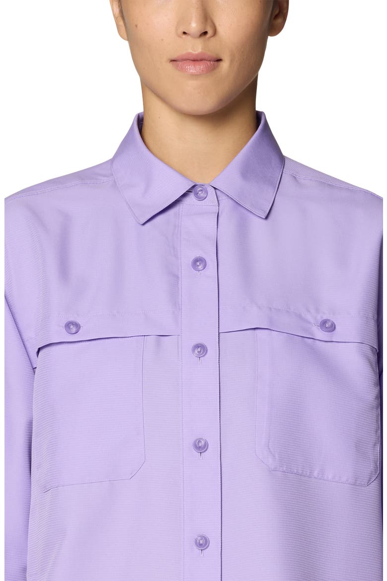 Sun Drift Cooling Long Sleeve UPF 50+ Shirt, Alternate, color, HARBOR VIOLET