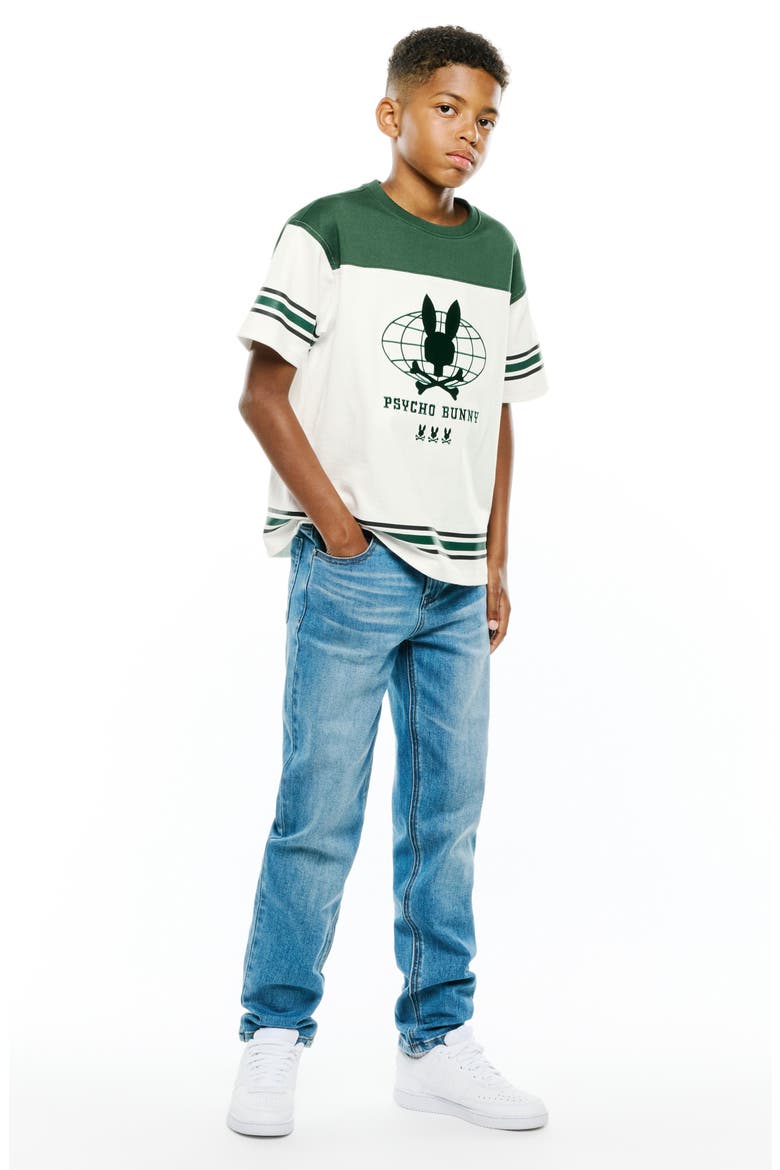 Kids' Mike Graphic Jersey T-Shirt, Alternate, color, PINE NEEDLE