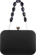 Nina Kaela Beaded Handle Clutch