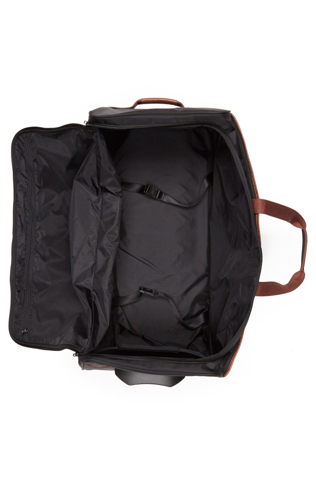 Longchamp 'Large Le Pliage' Wheeled Travel Bag, Alternate, color, 