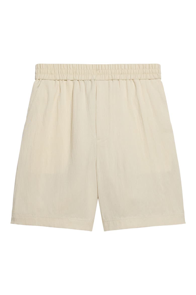 Relaxed Pull-On Shorts, Alternate, color, IVORY