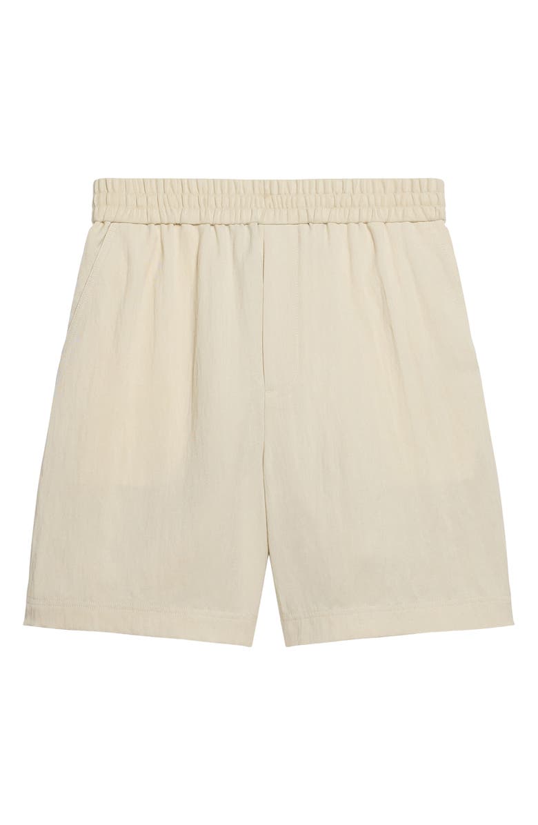 Helmut Lang Relaxed Pull-On Shorts, Alternate, color, Ivory