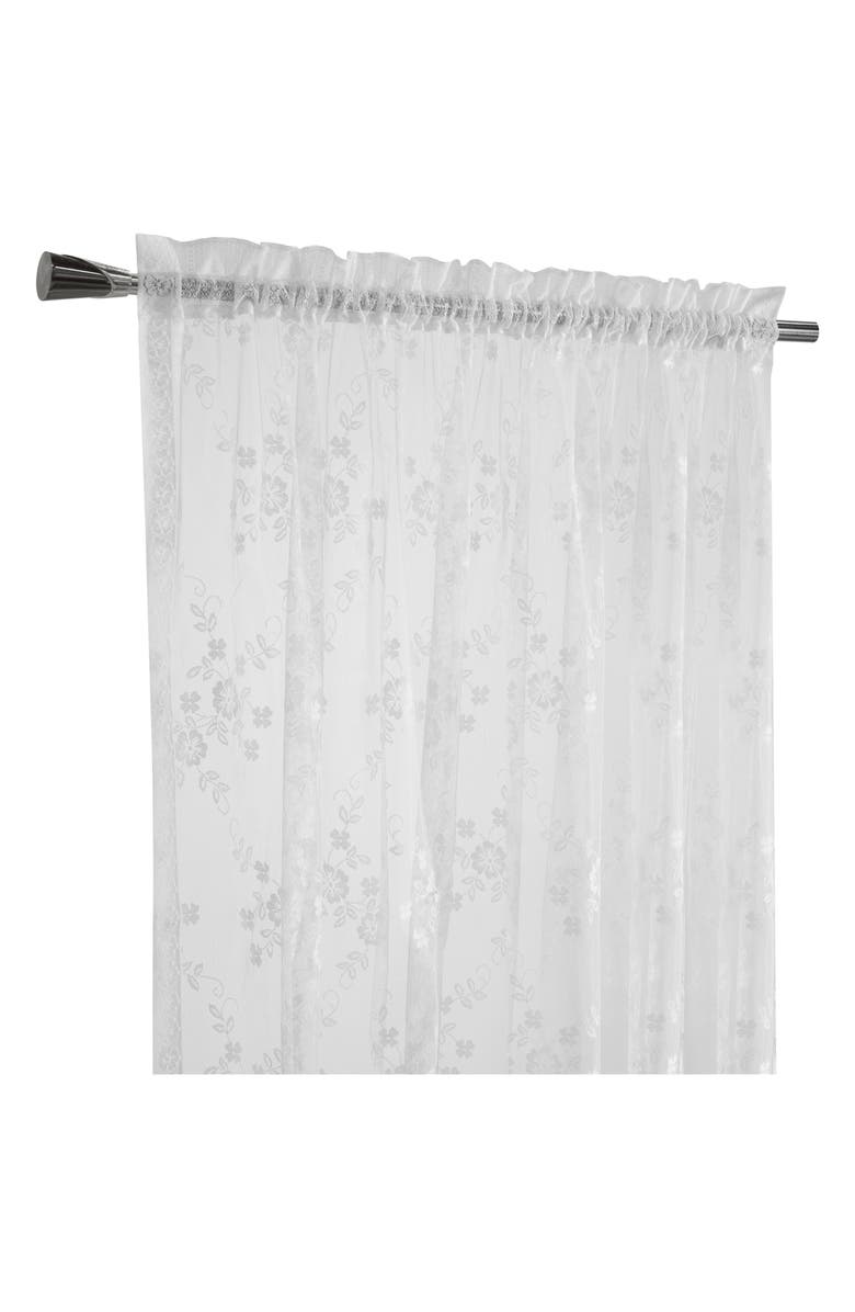 Outdoor Decor by Commonwealth Single Indoor Curtain Panel, Alternate, color, White