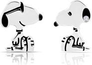Crislu x Peanuts® Snoopy Mismatched Stud Earrings