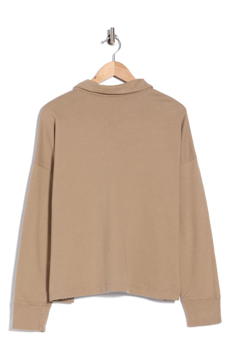 Half-Zip Pullover, Alternate, color, COFFEE