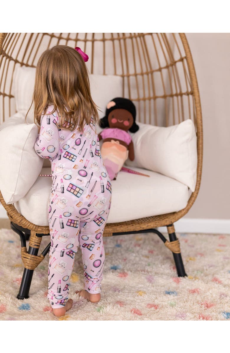 Lev Baby Makeup Print Relaxed Lounge Pants, Alternate, color, Pink