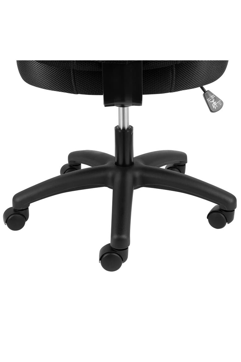 High Back Adjustable Office Chair, Alternate, color, Black