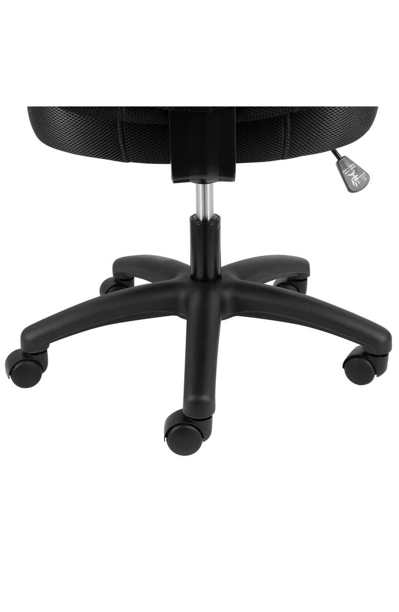 Elama High Back Adjustable Office Chair, Alternate, color, Black