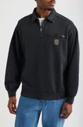 Carhartt Work In Progress Half Zip Cotton Sweatshirt