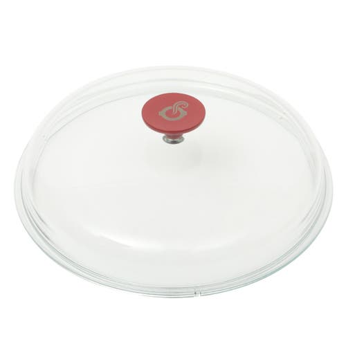 Crock Pot 3 Quart Enameled Cast Iron Dutch Oven With Borosilicate Lid In Red