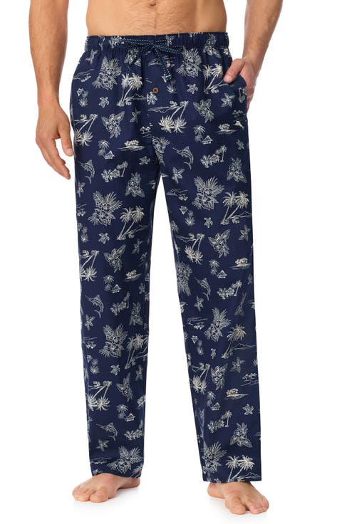 Plaid Cotton Pajama Pants