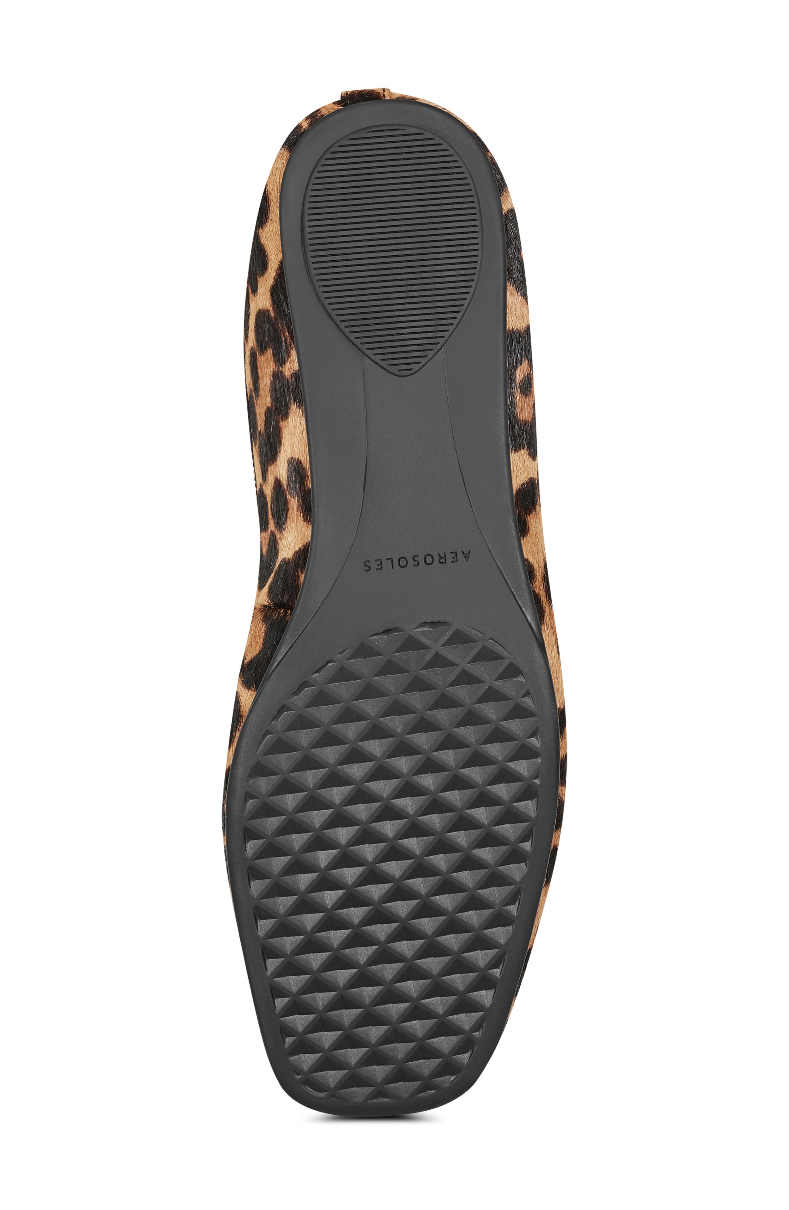 Catalina Flat, Alternate, color, LEOPARD CALF HAIR