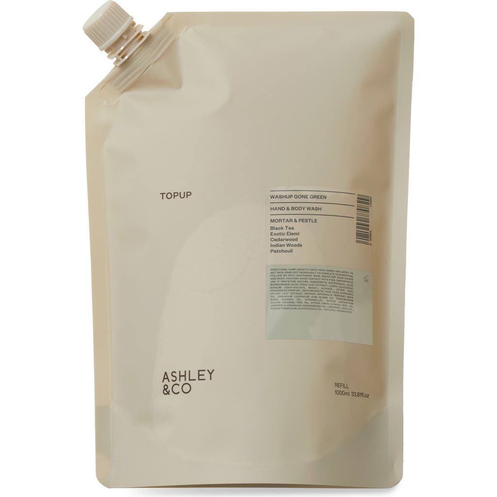 Ashley & Co Topup Washup Hand & Body Wash Refill In Transparent