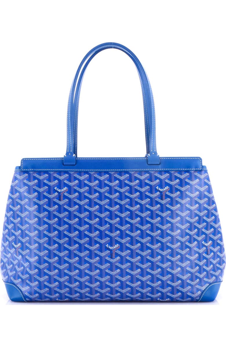 Pre-Owned Goyard Bellechasse Bag Coated Canvas PM, Alternate, color, Blue