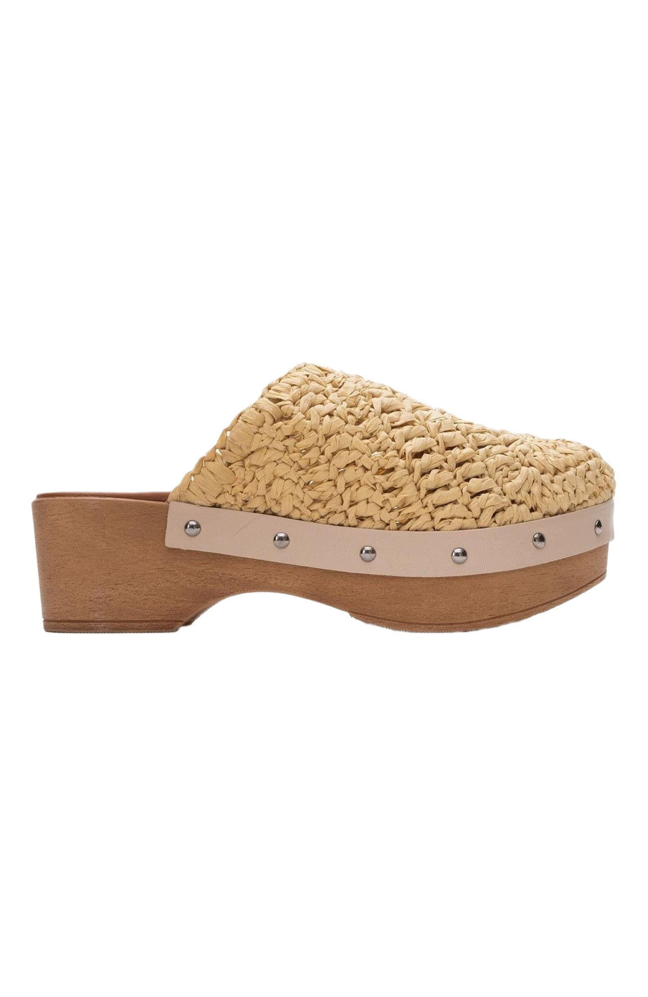 Forever & Always Shoes Cooper Braided Wedge Sandal, Alternate, color, Beige Leather