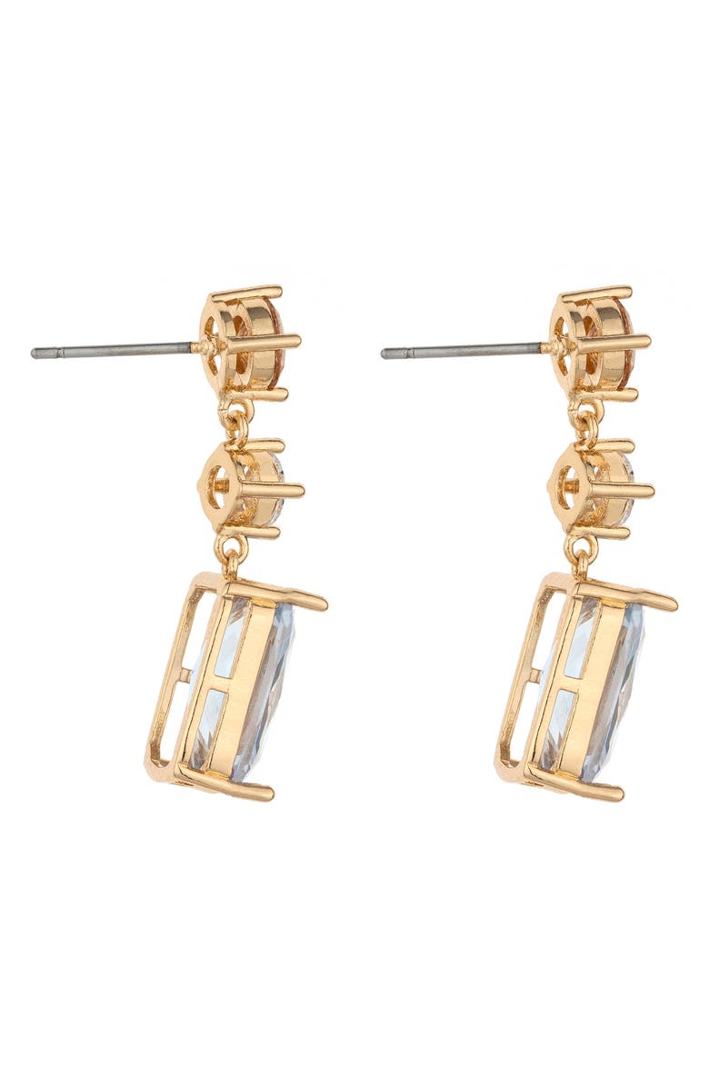 Ettika Cubic Zirconia Drop Earrings, Alternate, color, 