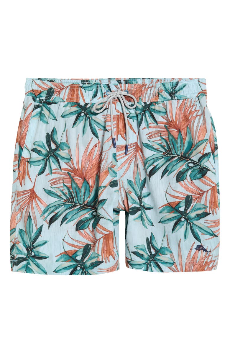 Tommy Bahama Naples Tidal Fronds 6-Inch UPF 30+ Swim Trunks, Main, color, Pale Opal