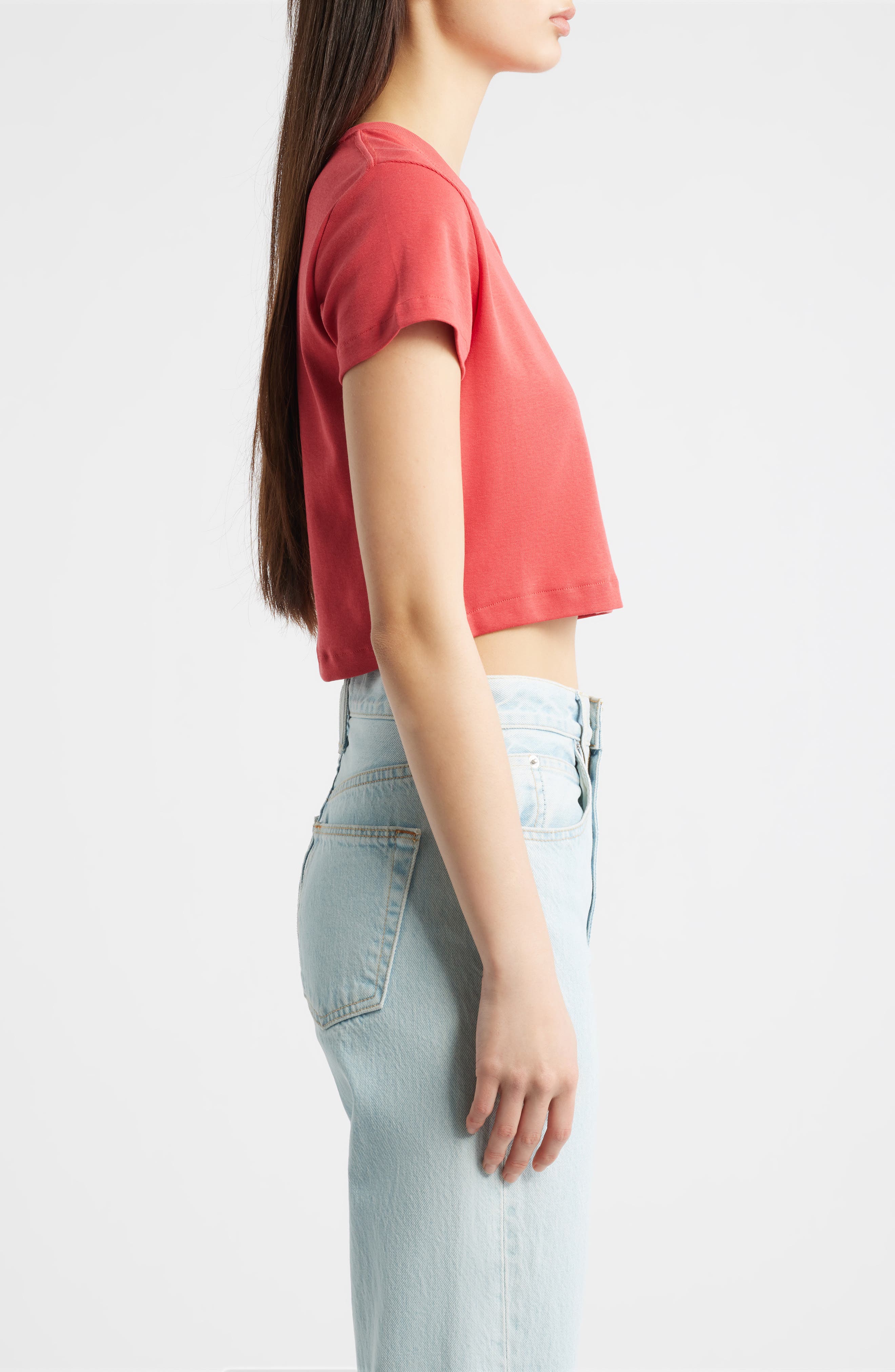 Rip Curl Pacific Coast Embroidered Baby Tee (Women) | Nordstrom