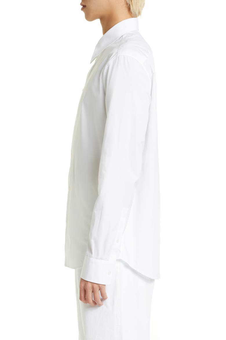 Classic Cotton Poplin Button-Up Shirt, Alternate, color, WHITE