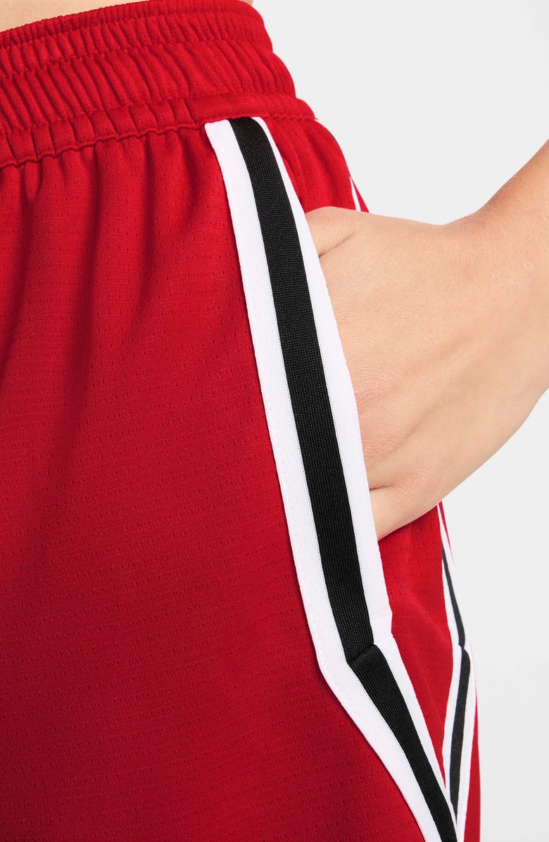 Nike Crossover Dri-FIT Performance Basketball Shorts, Alternate, color, University Red/ Black/ White